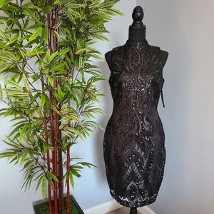 NY&CO - Sleveless Mesh w/Sequins Dress